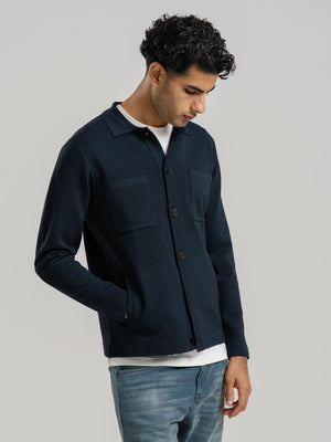 The Knitted Overshirt