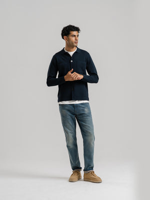 The Knitted Overshirt
