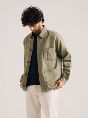 Linen Mix Overshirt