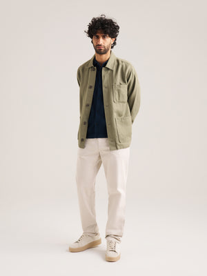 Linen Mix Overshirt