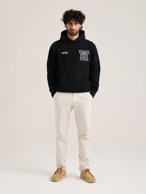 Applique Badge Hoodie