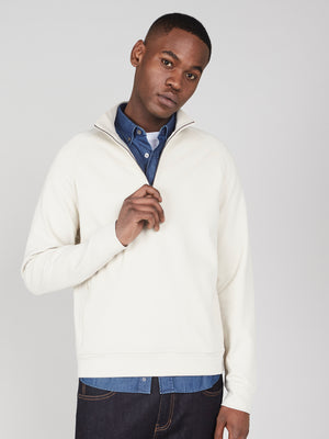 Premium Essentials Zip Neck Sweatshirt