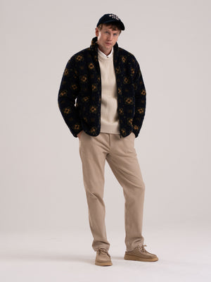 The Patterned Fleece Jacket