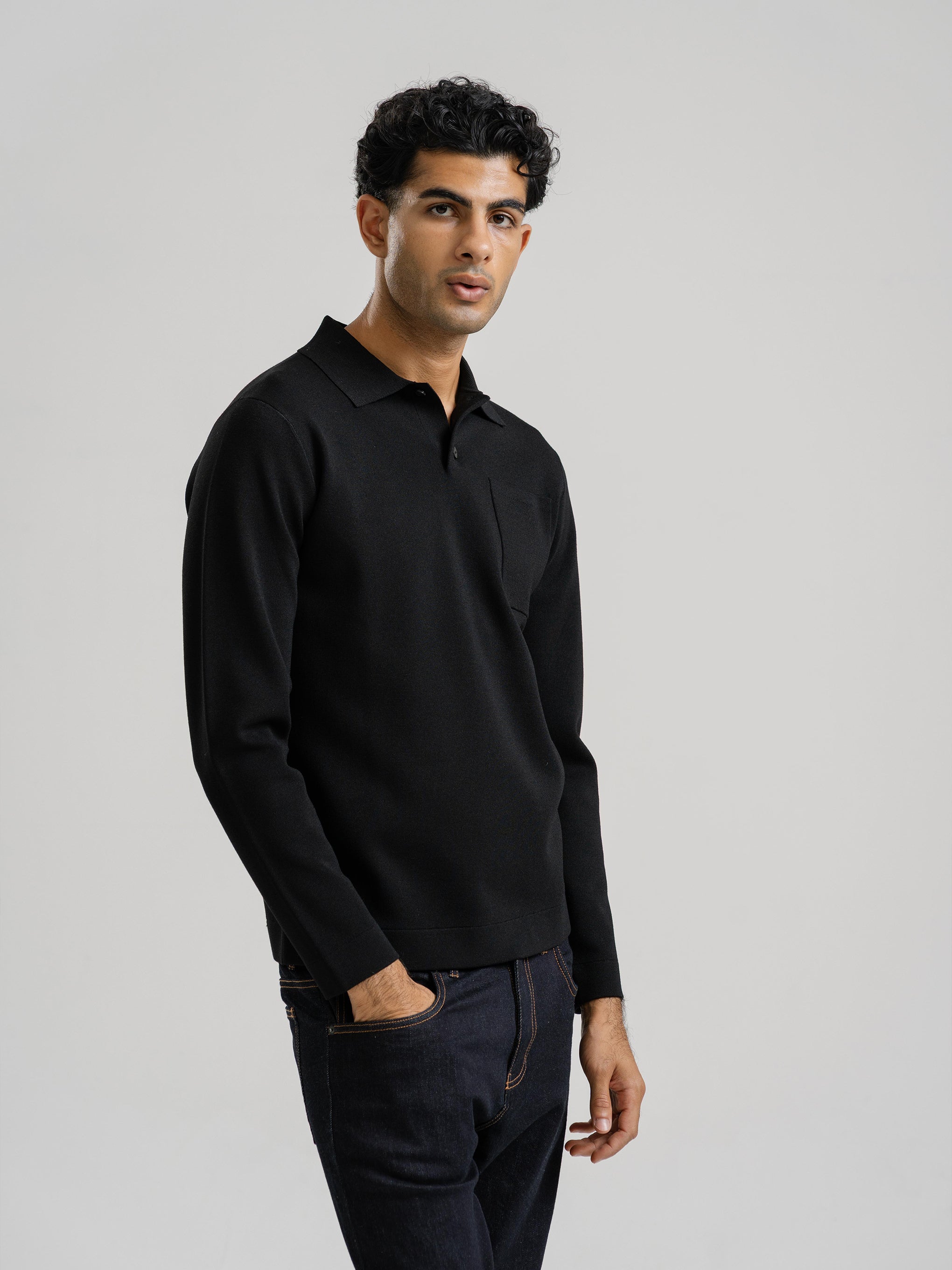The Knitted Polo — Wolsey