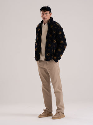 The Patterned Fleece Jacket