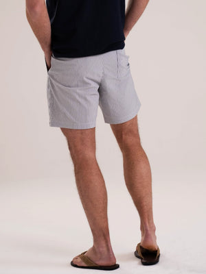 Seersucker Stripe Swim Shorts