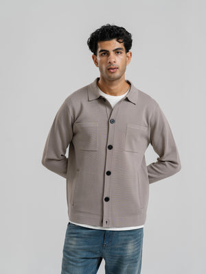 The Knitted Overshirt