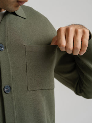 The Knitted Overshirt
