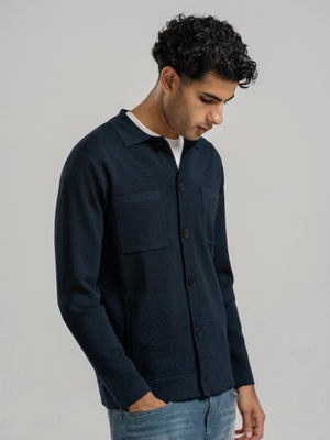The Knitted Overshirt