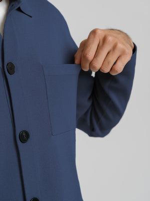 The Knitted Overshirt