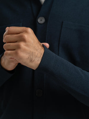 The Knitted Overshirt