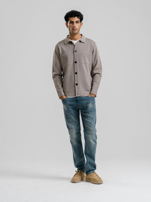 The Knitted Overshirt