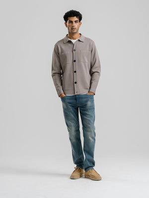 The Knitted Overshirt