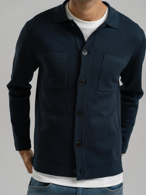 The Knitted Overshirt