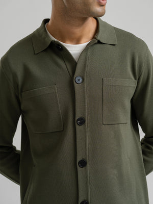 The Knitted Overshirt