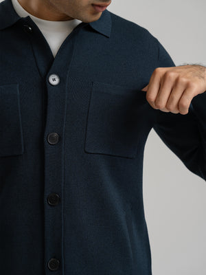 The Knitted Overshirt