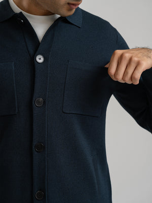 The Knitted Overshirt
