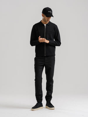 The Knitted Zip Overshirt