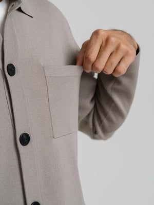The Knitted Overshirt
