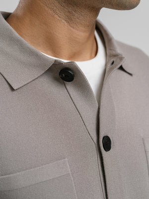 The Knitted Overshirt