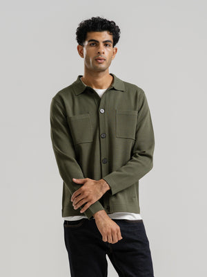 The Knitted Overshirt