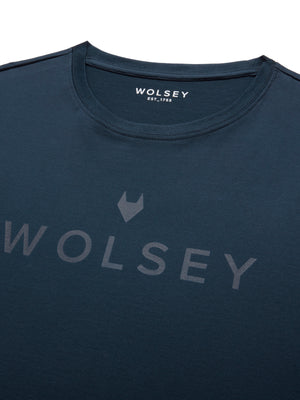 Logo Print Mercerised T-Shirt