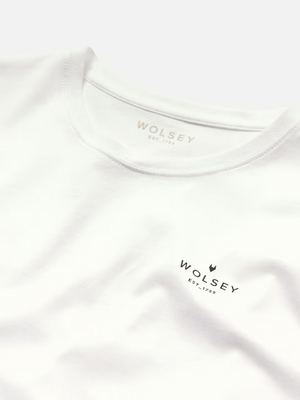 Chest Print Mercerised T-Shirt