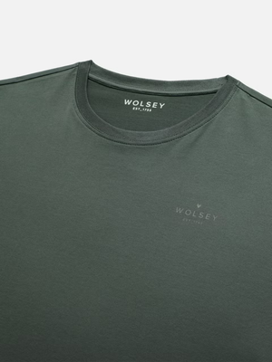Chest Print Mercerised T-Shirt