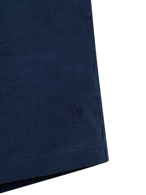Drawstring Linen Short