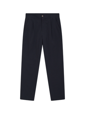 Seersucker Tapered Trousers