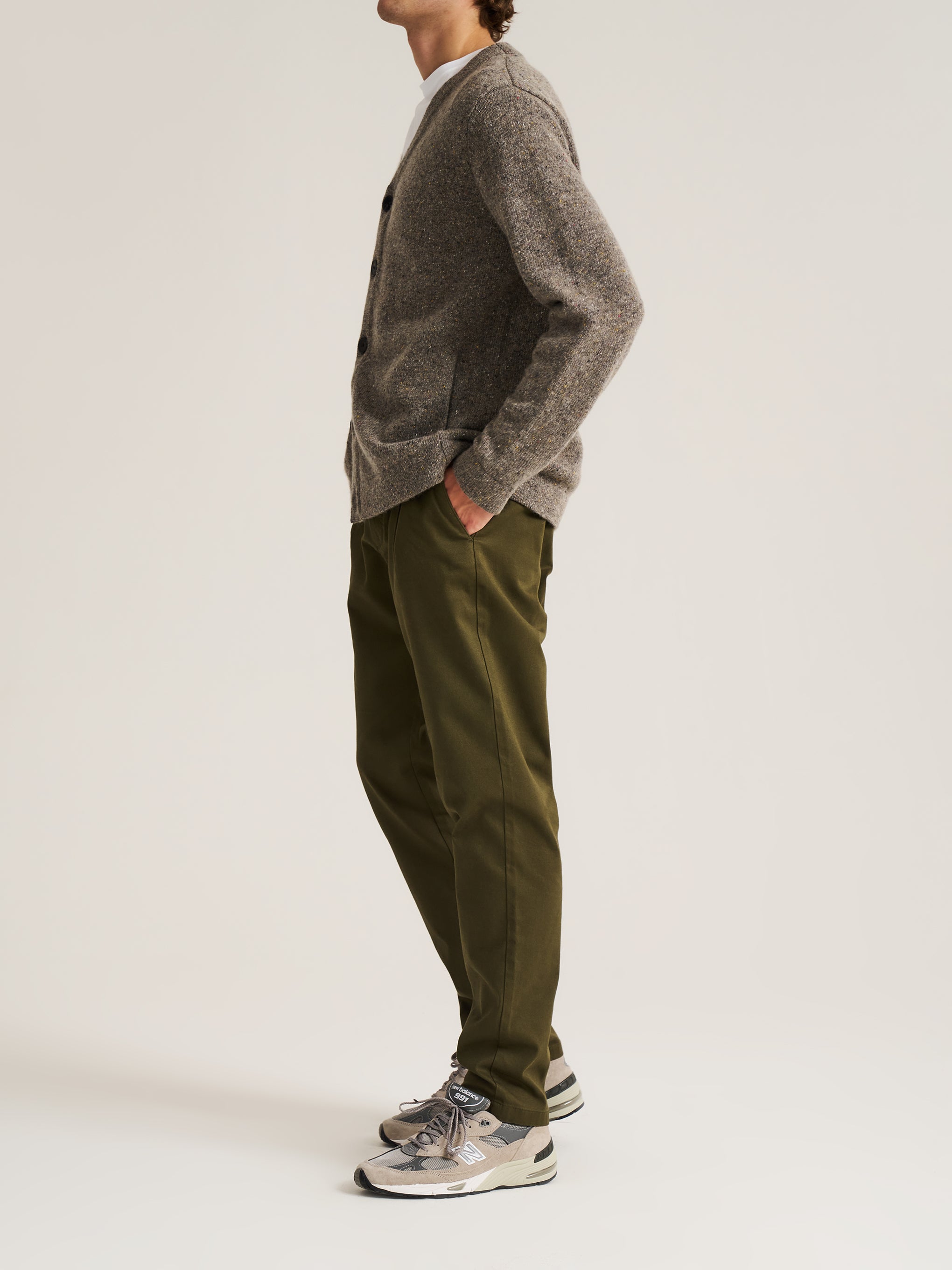 パンツ HEUGN 2 PLEATED CHINO TROUSER 006 George” 2 PLEATED CHINO TROUSER / PRODUCT DYE - WUNDER