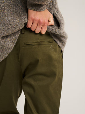 1755 Mid Weight Pleat Front Chino