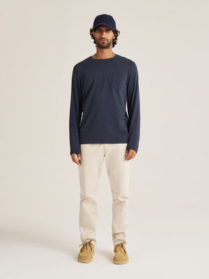 Premium Essentials Long Sleeve Pocket T-shirt