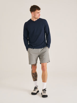 Active Long Sleeve Crew Neck Top