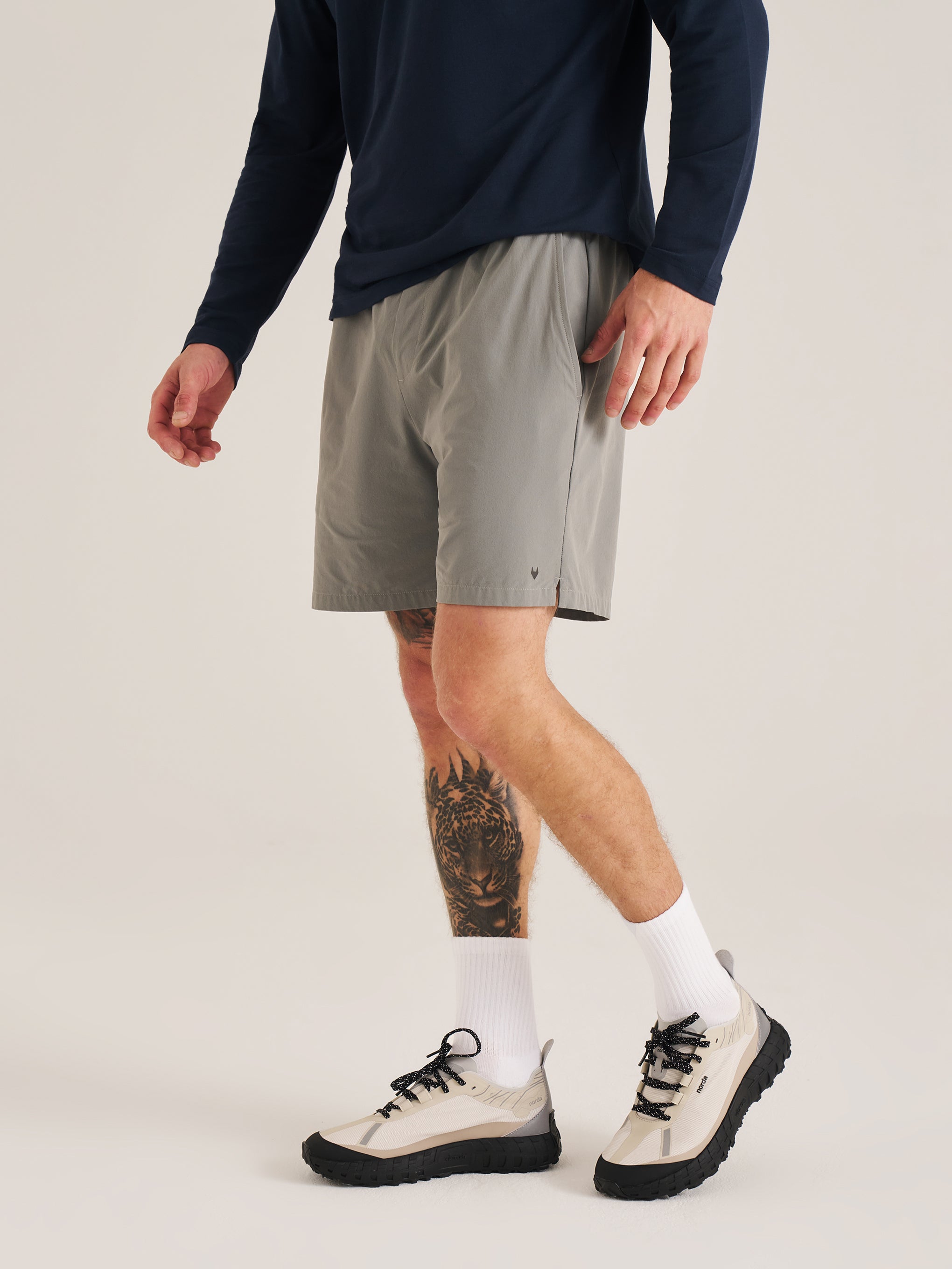 Nylon track shorts 2025