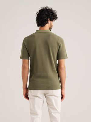 Knitted Crochet Polo