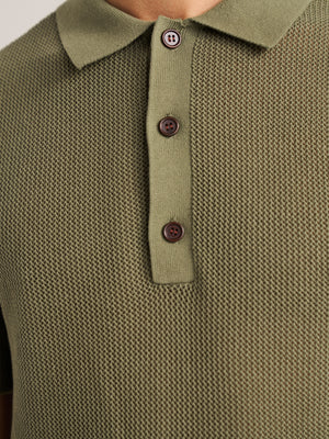 Knitted Crochet Polo