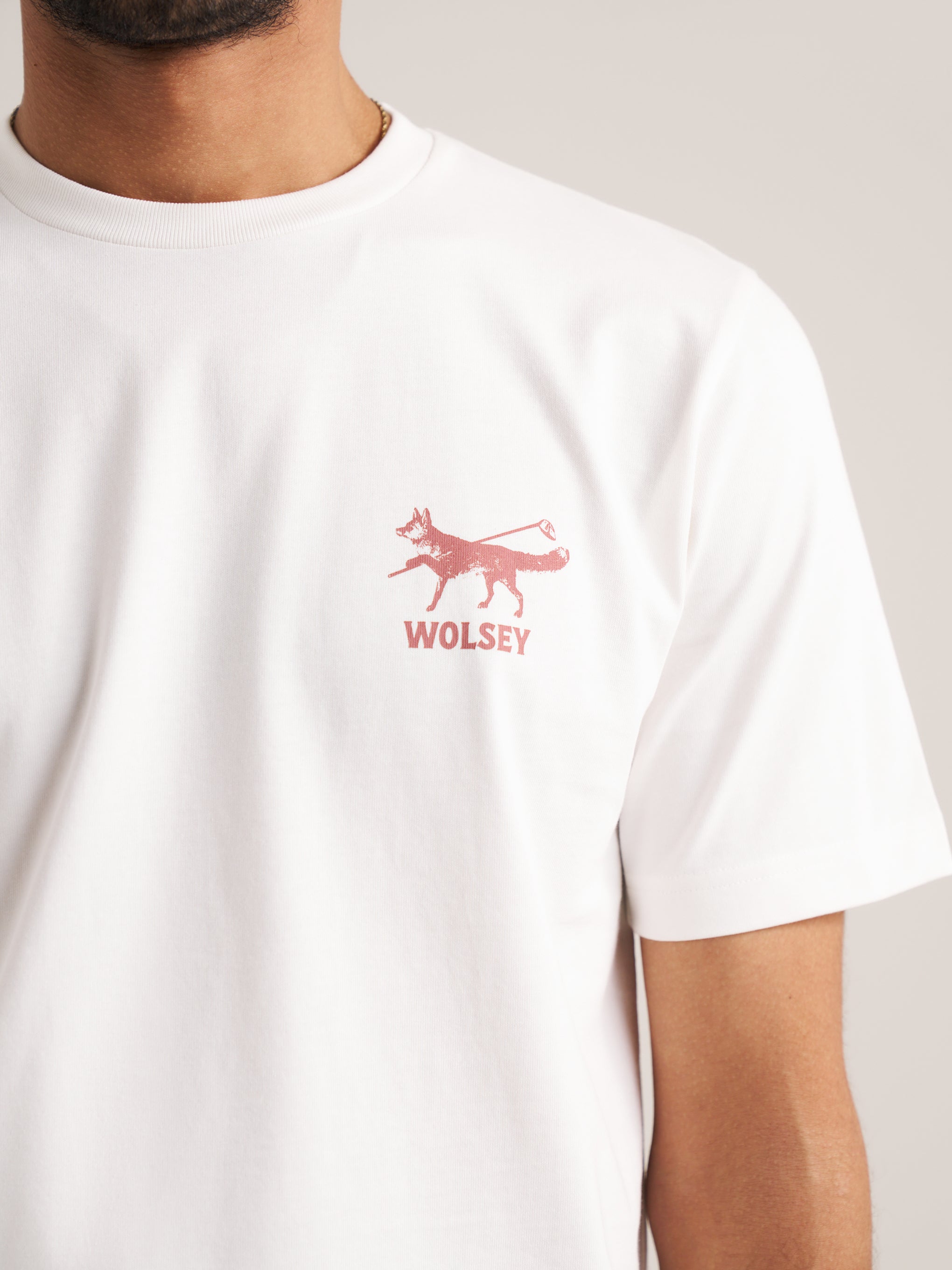 Fox Print T-shirt — Wolsey