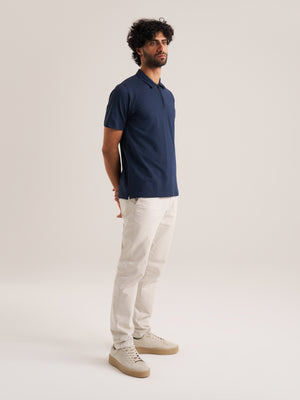 Zip neck Pique Polo