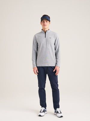 Contrast Panelled Quarter Zip Mid Layer