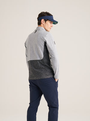 Contrast Panelled Quarter Zip Mid Layer