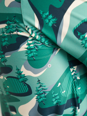 Golf Course Print Polo
