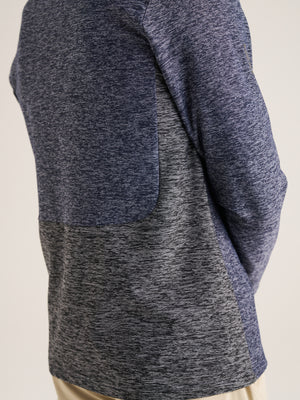 Panelled Quarter Zip Mid Layer