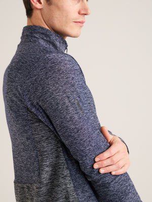 Panelled Quarter Zip Mid Layer