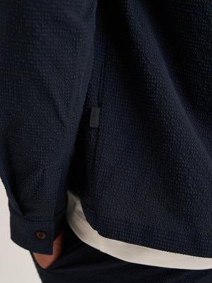 Seersucker Overshirt