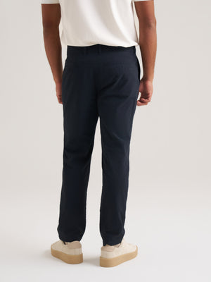 Seersucker Tapered Trousers