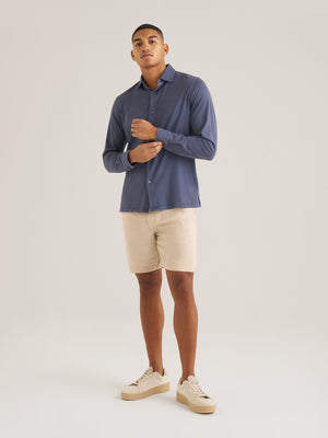 Drawstring Linen Short