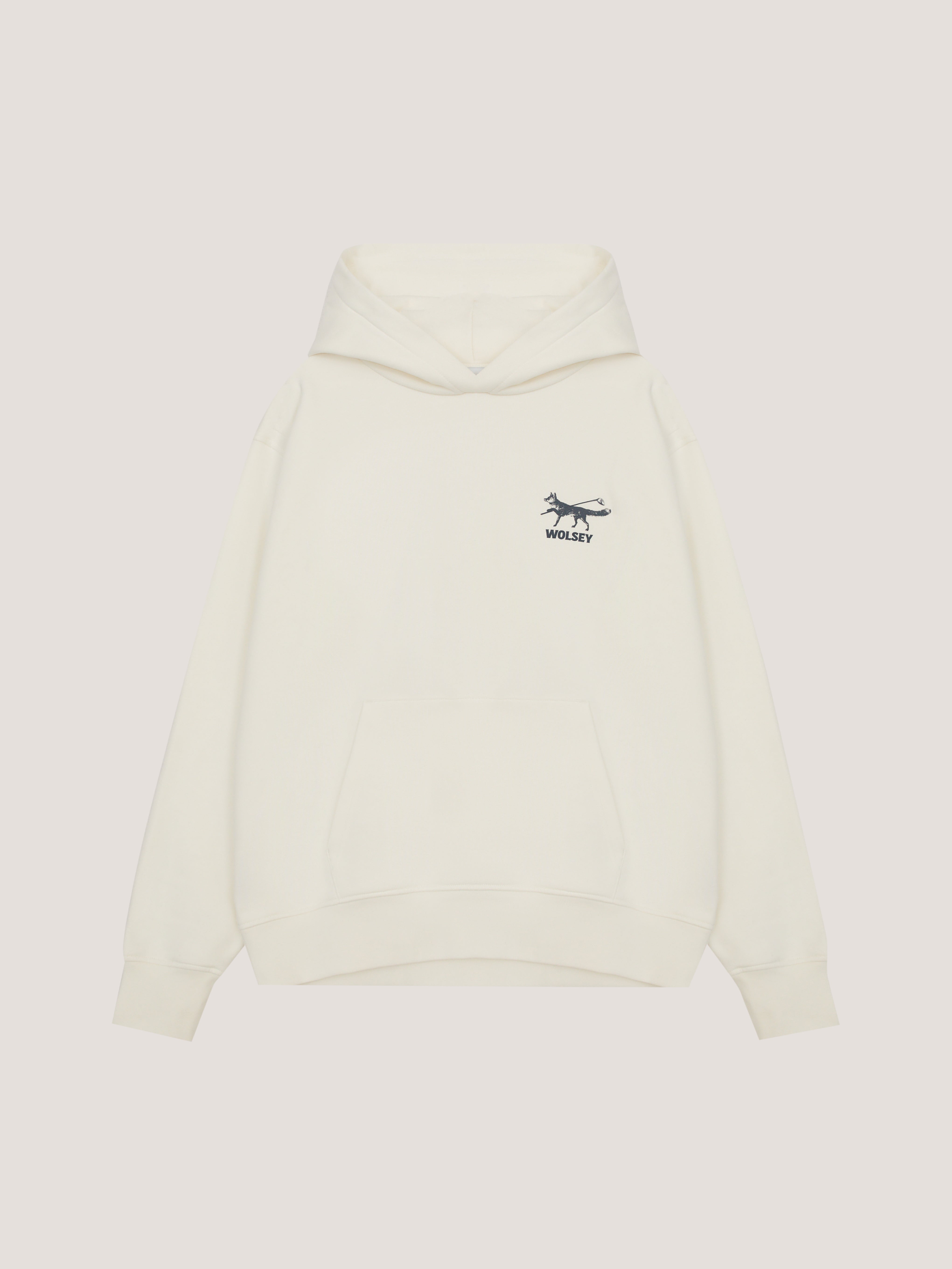 Fox Print Hoodie — Wolsey