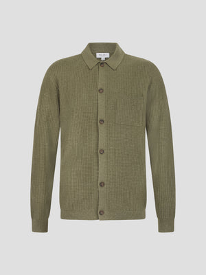 Knitted Textured Button Through