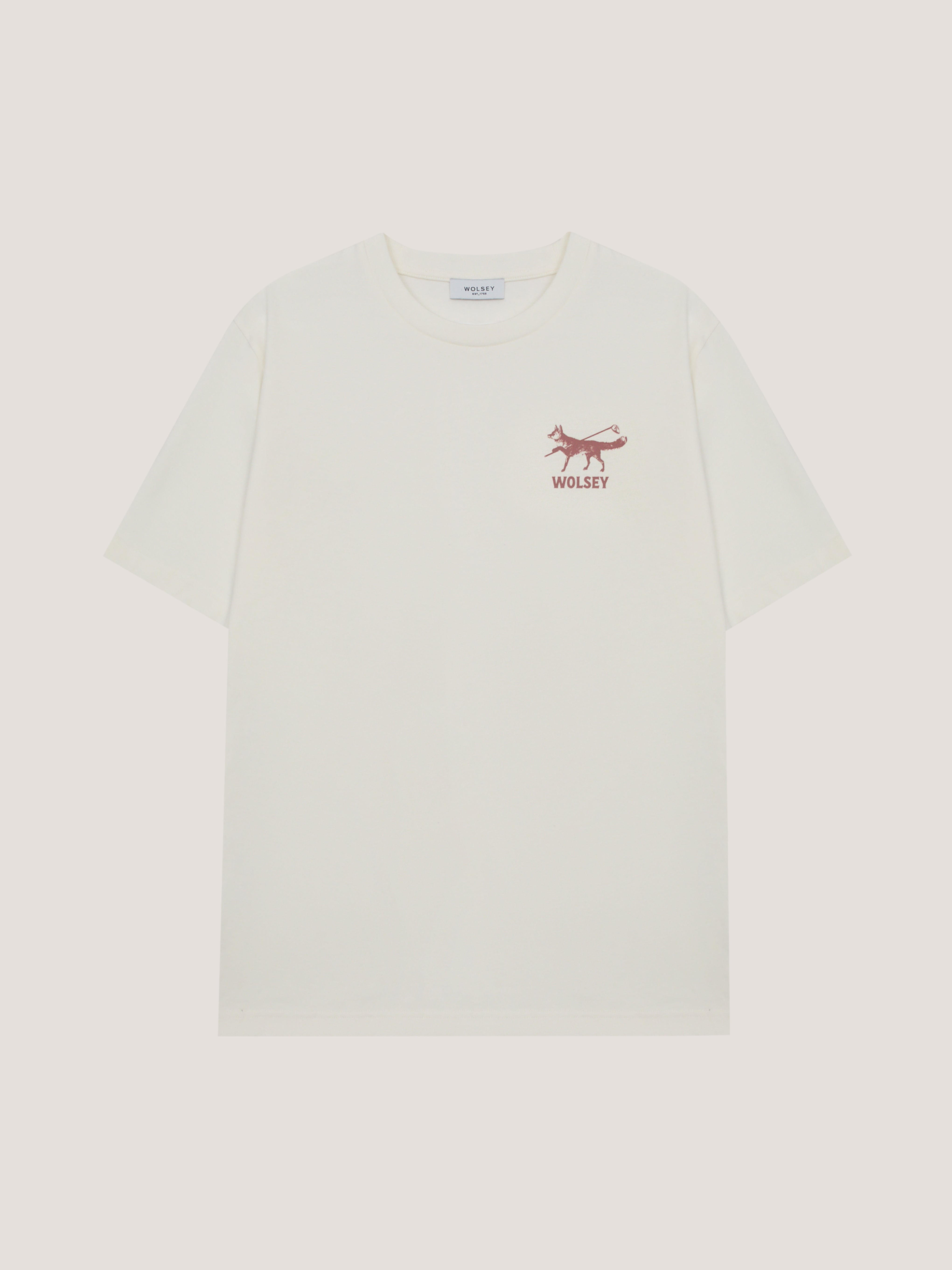 Fox Print T-shirt — Wolsey